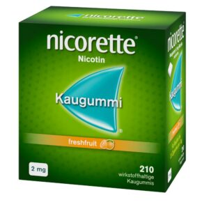 nicorette Nicotin Kaugummi freshfruit