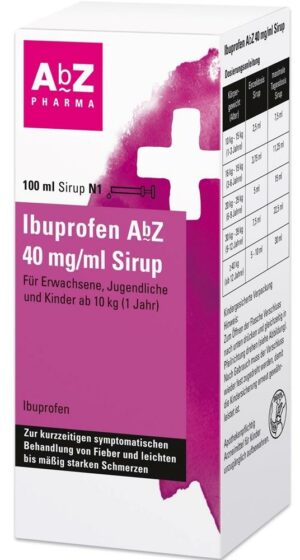 IBUPROFEN AbZ 40 mg/ml Fiebersaft