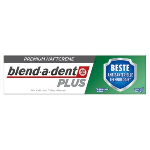 blend-a-dent PLUS PREMIUM HAFTCREME BESTE ANTIBAKTERIELLE TECHNOLOGIE