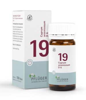 BIOCHEMIE Pflüger 19 Cuprum arsenicosum D 6 Tabletten