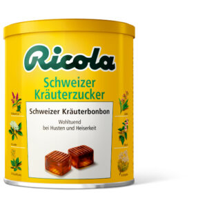 Ricola Schweizer Kräuterzucker mit Zucker in der Dose