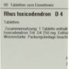 RHUS TOXICODENDRON D 4 Tabletten