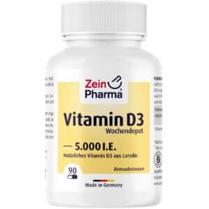 Zein Pharma Vitamin D3 5000 I.E. Wochendepot-Kapseln