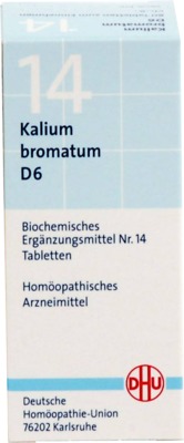 BIOCHEMIE DHU 14 Kalium bromatum D 6 Tabletten