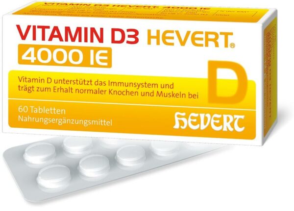 VITAMIN D3 HEVERT 4.000 I.E.