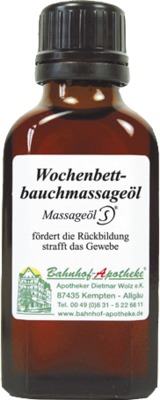 Wochenbettbauchmassageöl