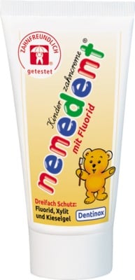 nenedent Kinderzahncreme mit Fluorid Standtube