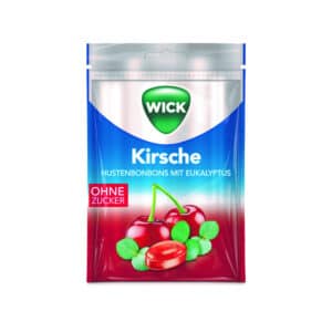 WICK Hustenbonbons KIRSCH& EUKALYPTUS ohne Zucker