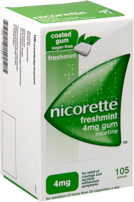 nicorette 4mg freshmint