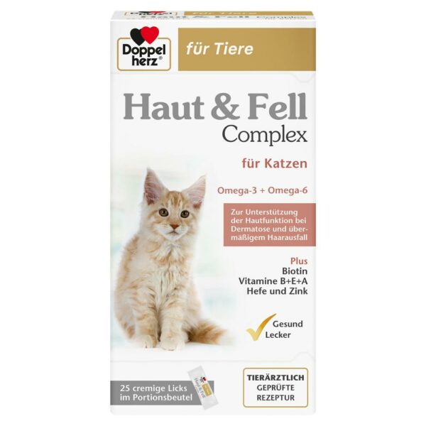 Doppelherz Haut & Fell Complex für Katzen