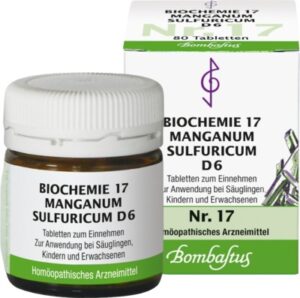 BIOCHEMIE 17 Manganum sulfuricum D 6 Tabletten
