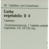 CARBO VEGETABILIS D 4 Tabletten