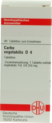 CARBO VEGETABILIS D 4 Tabletten