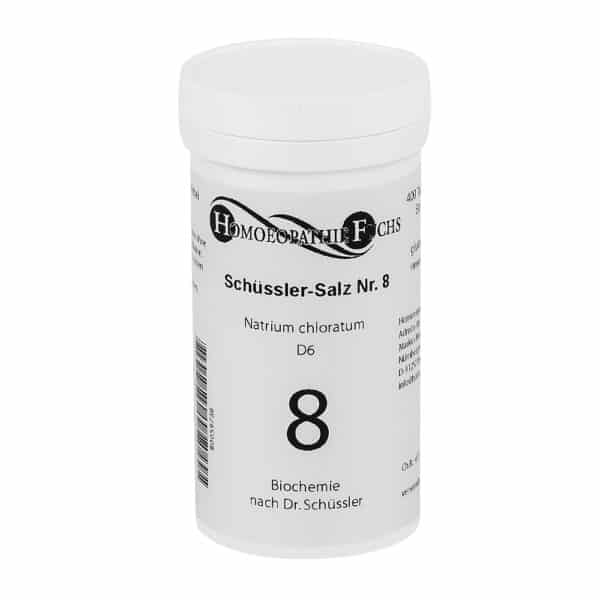 HOMOEOPATHIEFUCHS Schüssler-Salz Nummer 8 Natrium chloratum D6 Biochemie