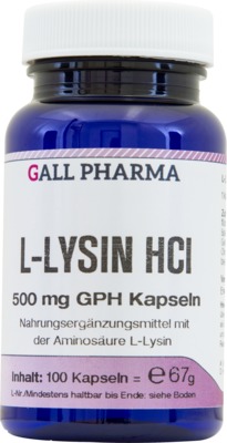 L-LYSIN 500 mg Kapseln