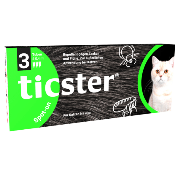 ticster Spot-on für Katzen bis 4kg