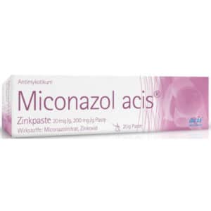 Miconazol acis Zinkpaste