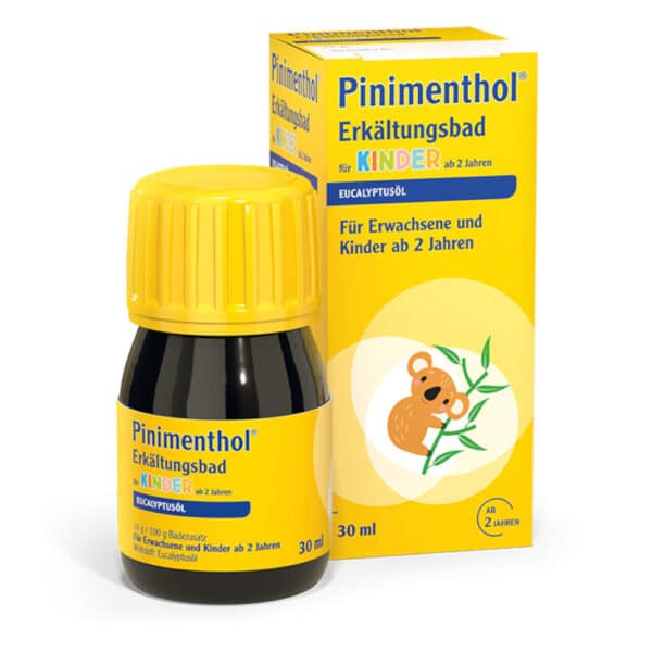 Pinimenthol Erkältungsbad für Kinder ab 2 Jahren Eucalyptus