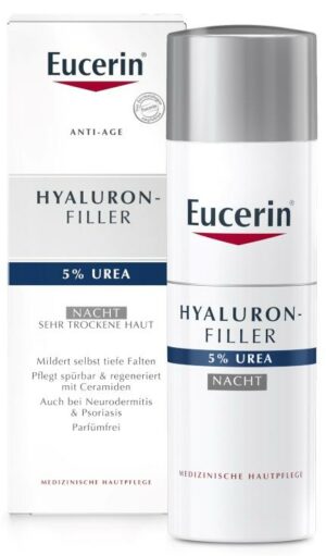 Eucerin Anti-age Hyaluron-filler Urea Nacht Creme