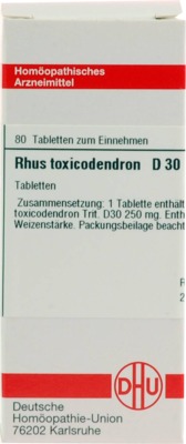 RHUS TOXICODENDRON D 30 Tabletten