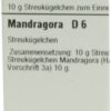 MANDRAGORA D 6 Globuli