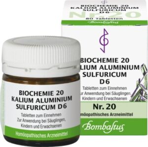 BIOCHEMIE 20 Kalium aluminium sulfuricum D 6 Tabl.
