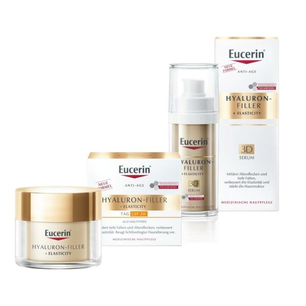Eucerin Anti-Age Hyaluron-Filler + Elasticity Tagespflege & 3D Serum Set