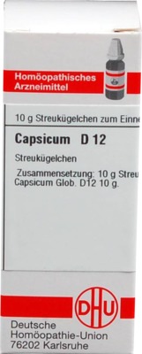CAPSICUM D 12 Globuli