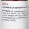 WALA Belladonna-Chamomilla Globuli
