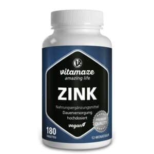 ZINK 25 mg hochdosiert vegan