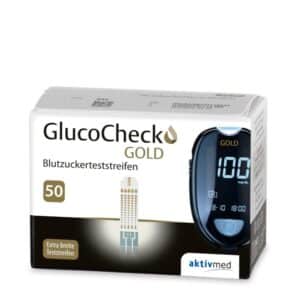 GLUCO CHECK GOLD Blutzuckerteststreifen