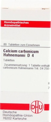 CALCIUM CARBONICUM Hahnemanni D 4 Tabletten