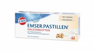 EMSER HALSPASTILLEN mit Ingwer zuckerfrei