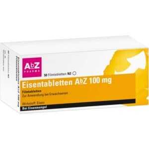 EISENTABLETTEN AbZ 100mg