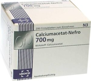 CALCIUMACETAT NEFRO 700 mg Filmtabletten