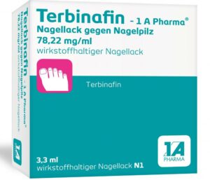 Terbinafin 1A Nagellack gegen Nagelpilz 78