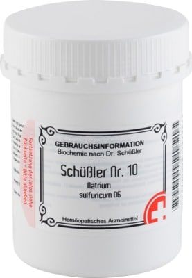 SCHÜSSLER Nr.10 Natrium sulfuricum D 6 Tabletten