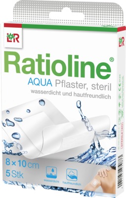 RATIOLINE aqua Duschpflaster Plus 8x10 cm steril