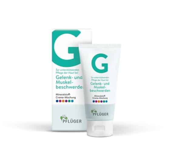 Mineralstoff-Creme-Mischung G Gelenk- und Muskelbeschwerden