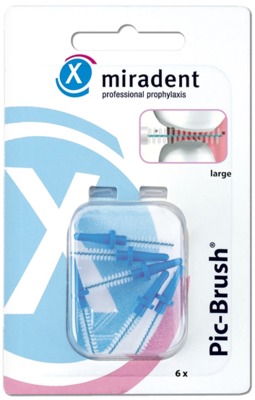 MIRADENT Interdentalbürste PIC-Brush large blau