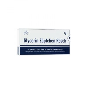 GLYCERIN ZÄPFCHEN Rösch 1 g gegen Verstopfung