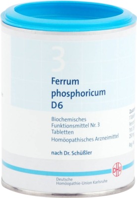 BIOCHEMIE DHU 3 Ferrum phosphoricum D 6