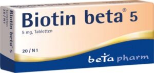 BIOTIN BETA 5 Tabletten