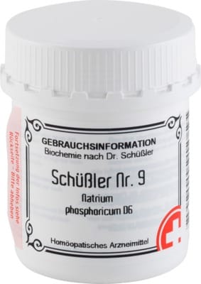 SCHÜSSLER Nr.9 Natrium phosphoricum D 6 Tabletten