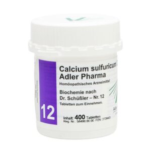 Calcium sulfuricum D6 Adler Pharma Biochemie nach Dr. Schüßler Nr.12