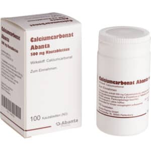 Calciumcarbonat Abanta 500 Mg Kautabletten