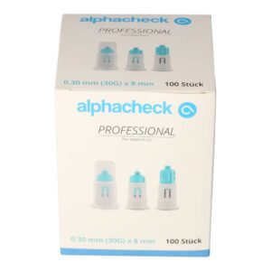 alphacheck professional Pen-Nadeln Plus 30 G x 8 mm