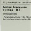 ACIDUM BENZOICUM E Resina D 6 Globuli