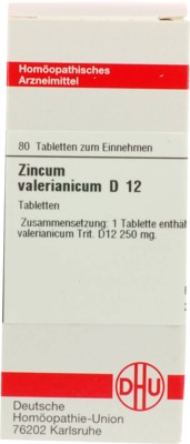 ZINCUM VALERIANICUM D 12 Tabletten