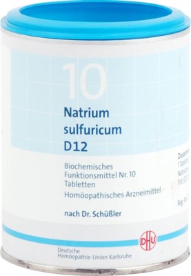 BIOCHEMIE DHU 10 Natrium sulfuricum D 12